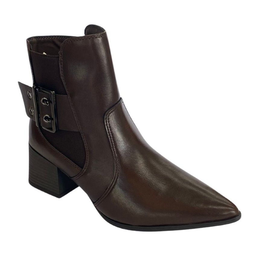 Bico Fino Bota Ramarim Cano Curto Marrom Cano Curto Ramarim Bota